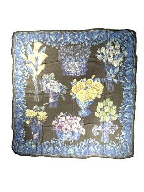 Gucci Vintage Silk Chiffon Scarf